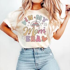 In My Mom Era Shirt, S Disney Mom Graphic Shirt, Cute Pregnancy